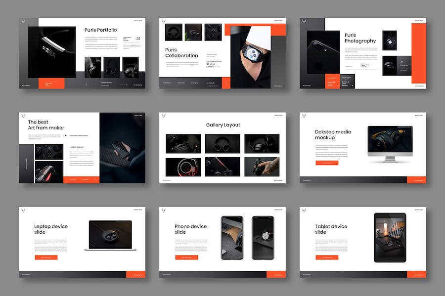 商务企业品牌展示推广Keynote模板 - 顶尖PPT