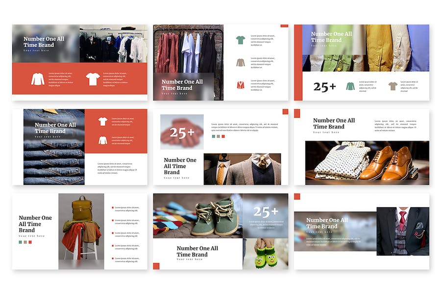 摄影作品集图片展示PPT模板 - 顶尖PPT