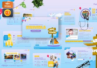 儿童玩具讲述展示教育方案PPT模板 - 顶尖PPT