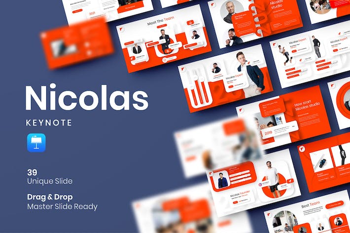 商务合作团队介绍公司会议keynote模板 - 顶尖PPT