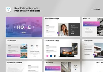 房地产主题keynote模板 - 顶尖PPT