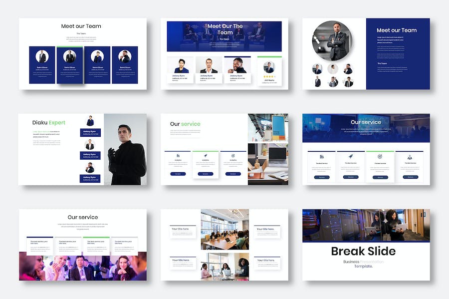 企业宣传介绍商务风格PPT模板 - 顶尖PPT