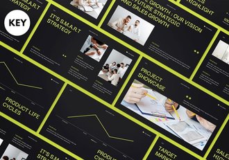 销售策略计划keynote模板 - 顶尖PPT