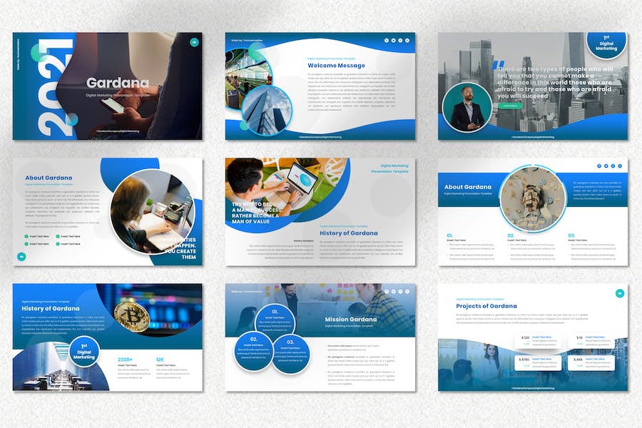 数字营销-PPT模板 - 顶尖PPT