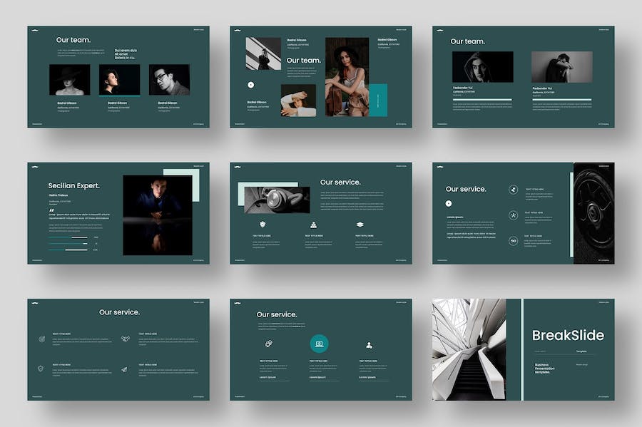 大气商业合作营销计划活动策划品牌展示商务通用PPT模板 - 顶尖PPT