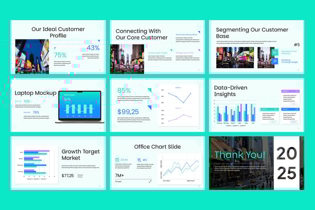 目标市场营销策划分析报告PPT模板 - 顶尖PPT