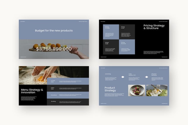 餐饮商业运营介绍展示PPT模板 - 顶尖PPT