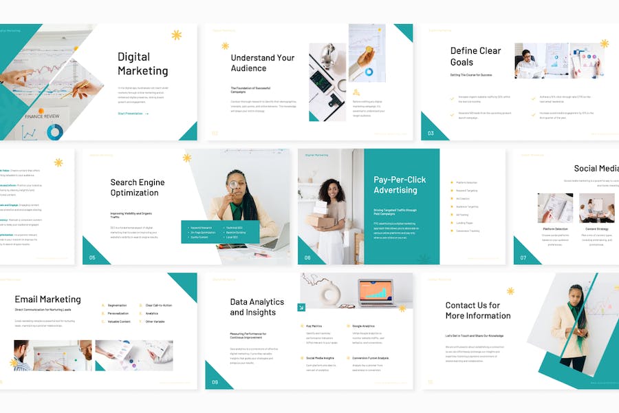 数字营销策略推广方案执行PPT模板 - 顶尖PPT