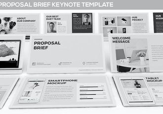 商业建议提案方案演讲展示Keynote模板 - 顶尖PPT