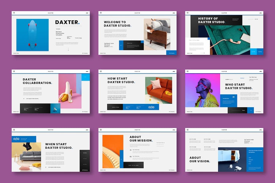 商务企业项目展示Keynote模板 - 顶尖PPT