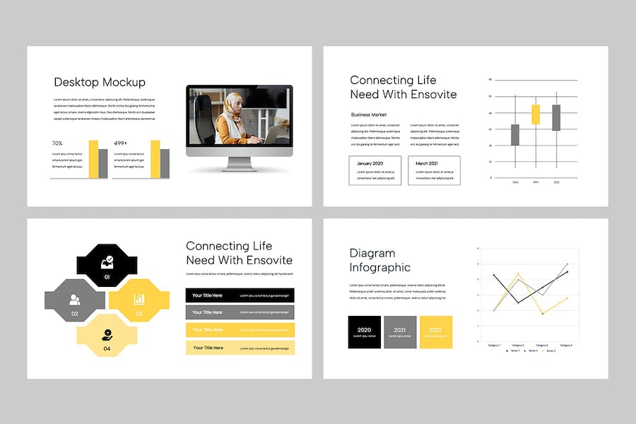 极简时尚风格keynote模板 - 顶尖PPT