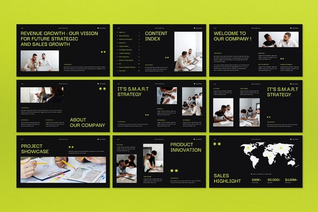 销售策略计划keynote模板 - 顶尖PPT