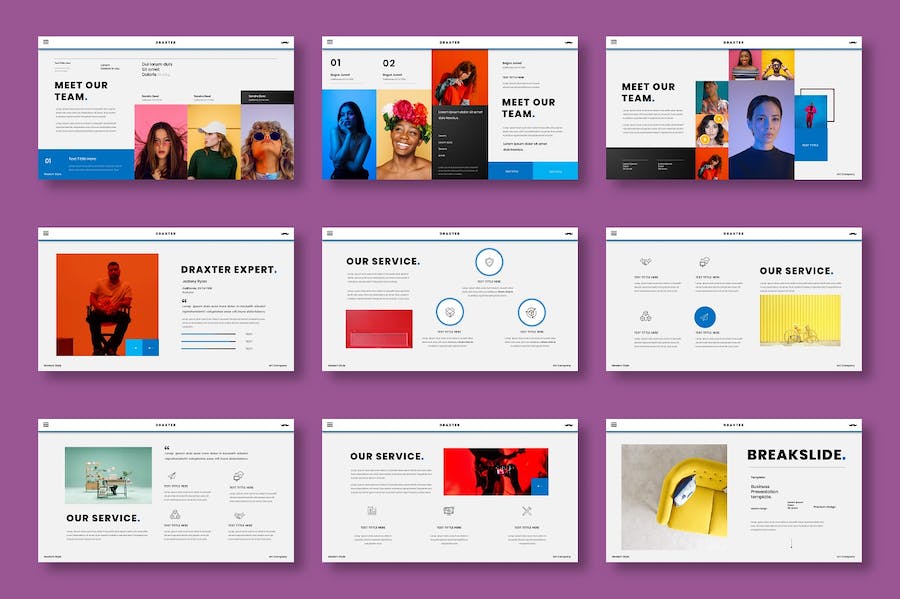 商务企业项目展示Keynote模板 - 顶尖PPT