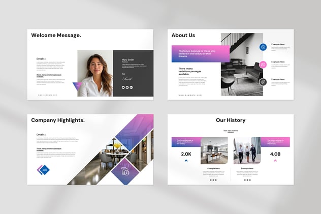 房地产主题keynote模板 - 顶尖PPT