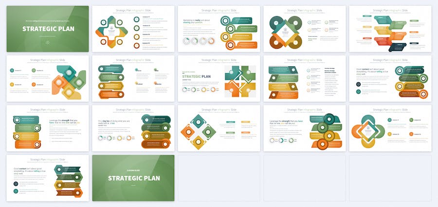 战略计划图形图表PPT目标 - 顶尖PPT