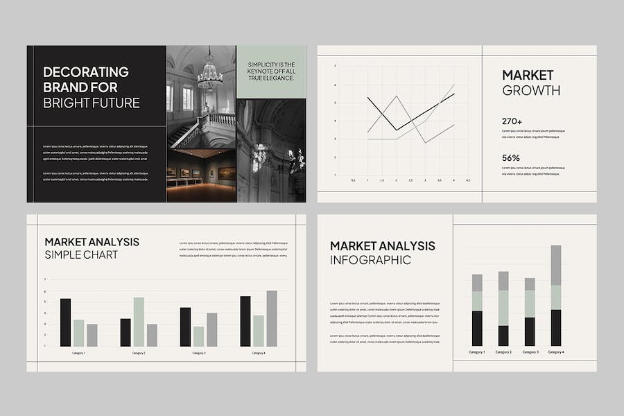 个人作品集项目展示公文包PPT模板 - 顶尖PPT