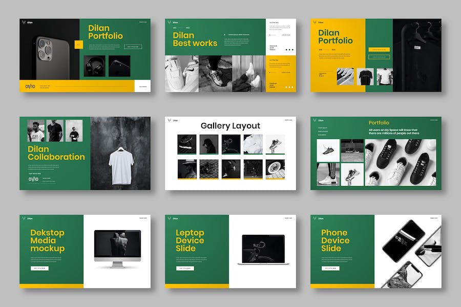 创意商务企业品牌介绍Keynote模板 - 顶尖PPT