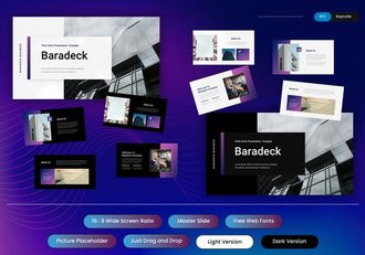 深色创业项目融资商业合作洽谈项目推广keynote模板 - 顶尖PPT