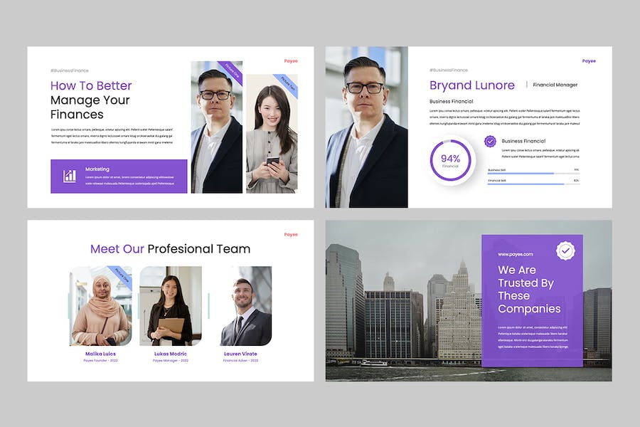 金融行业数字支付业务Keynote演示模板 - 顶尖PPT