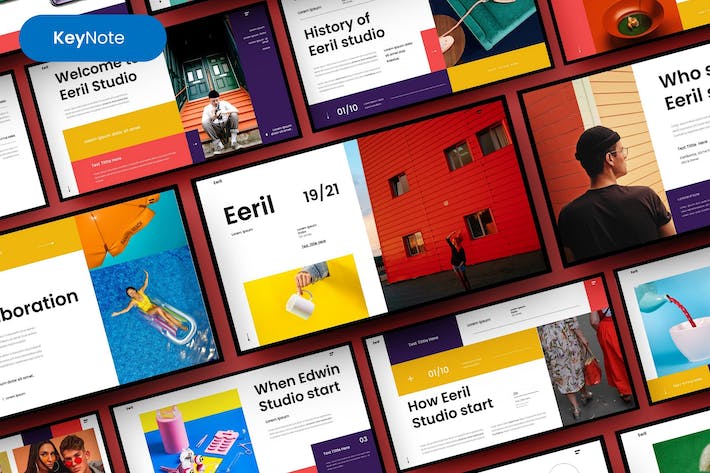 欧美商务风格keynote模板 - 顶尖PPT