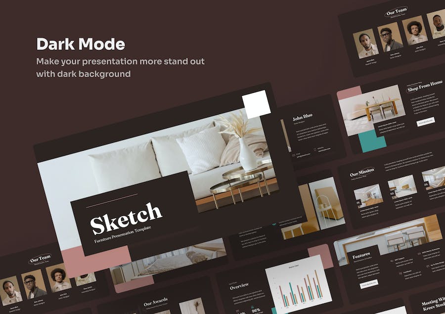 室内设计装修装饰方案展示PPT模板 - 顶尖PPT