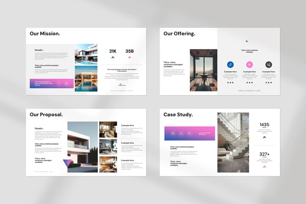 房地产主题keynote模板 - 顶尖PPT