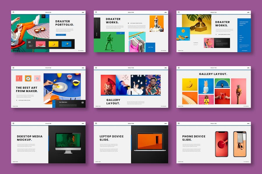 商务企业项目展示Keynote模板 - 顶尖PPT