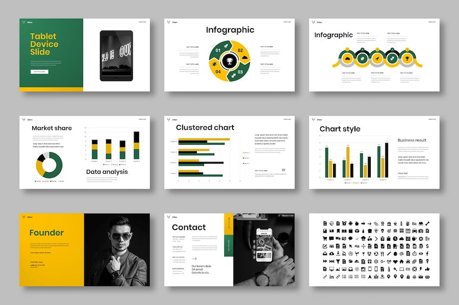 创意商务企业品牌介绍Keynote模板 - 顶尖PPT