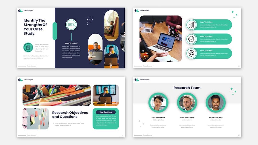 扁平化设计论文答辩专业研究商业计划总结通用keynote模板 - 顶尖PPT