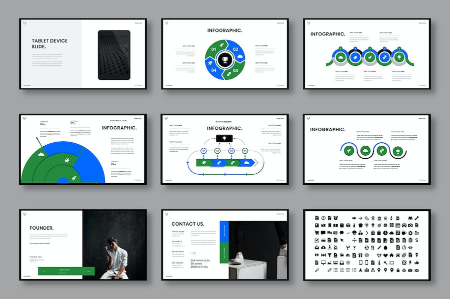 商务团队管理协作方案Keynote模板 - 顶尖PPT