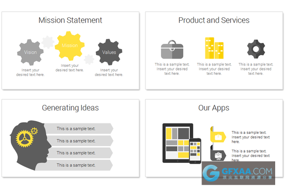 40多页扁平化业务合作总结计划PPT模板 - 顶尖PPT