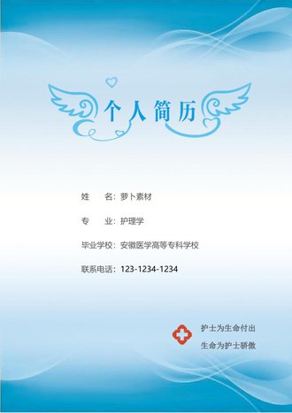 医学护理个人简历模板 - 顶尖PPT