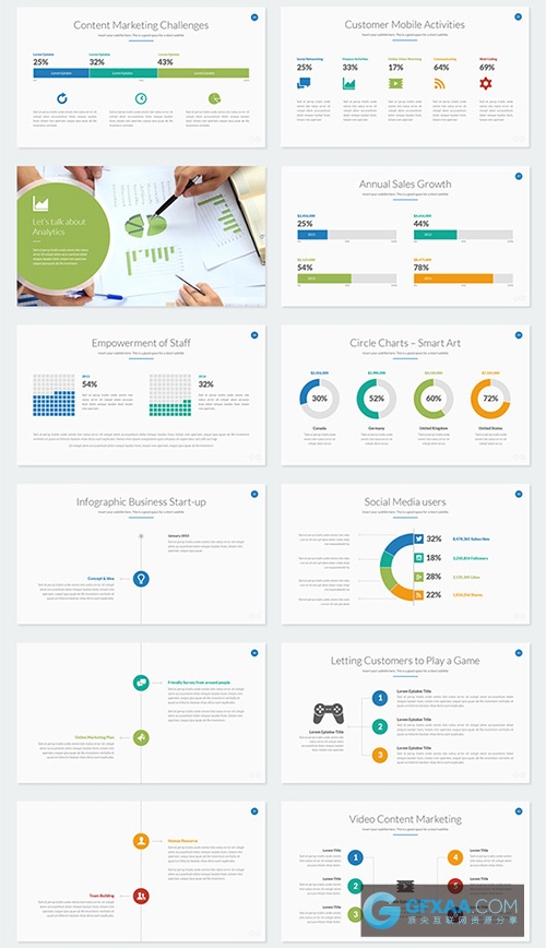 82页卡通ai插画风格PPT模板 - 顶尖PPT