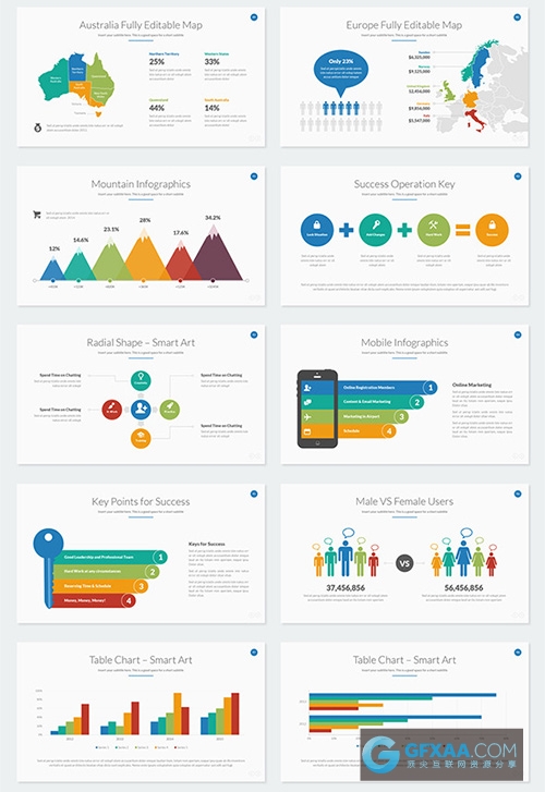 82页卡通ai插画风格PPT模板 - 顶尖PPT