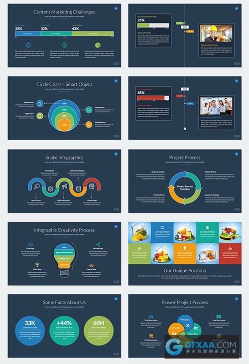 82页卡通ai插画风格PPT模板 - 顶尖PPT