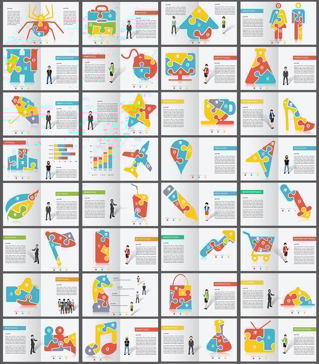 商业人物插画图形keynote模板 - 顶尖PPT