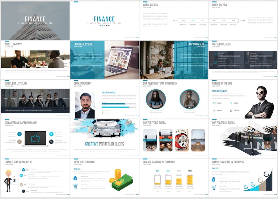 财务金融投资管理方案Keynote模板 - 顶尖PPT