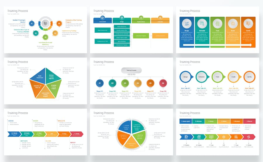培训流程设计管理PPT模板 - 顶尖PPT