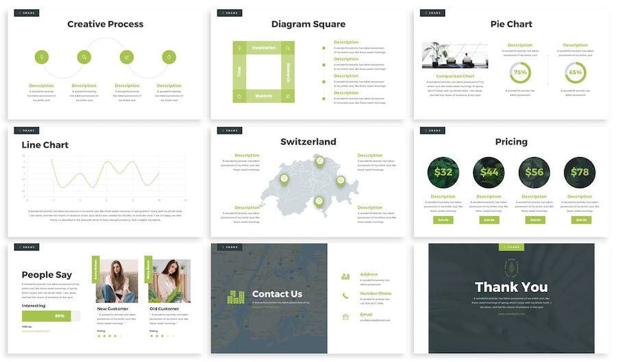 极简主义设计风格创意应用PPT模板 - 顶尖PPT