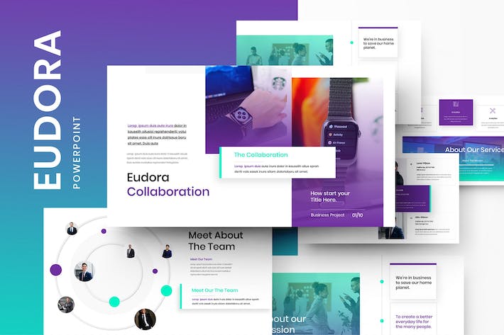 渐变色商业计划企业合作产品推广营销多用途PPT模板 - 顶尖PPT