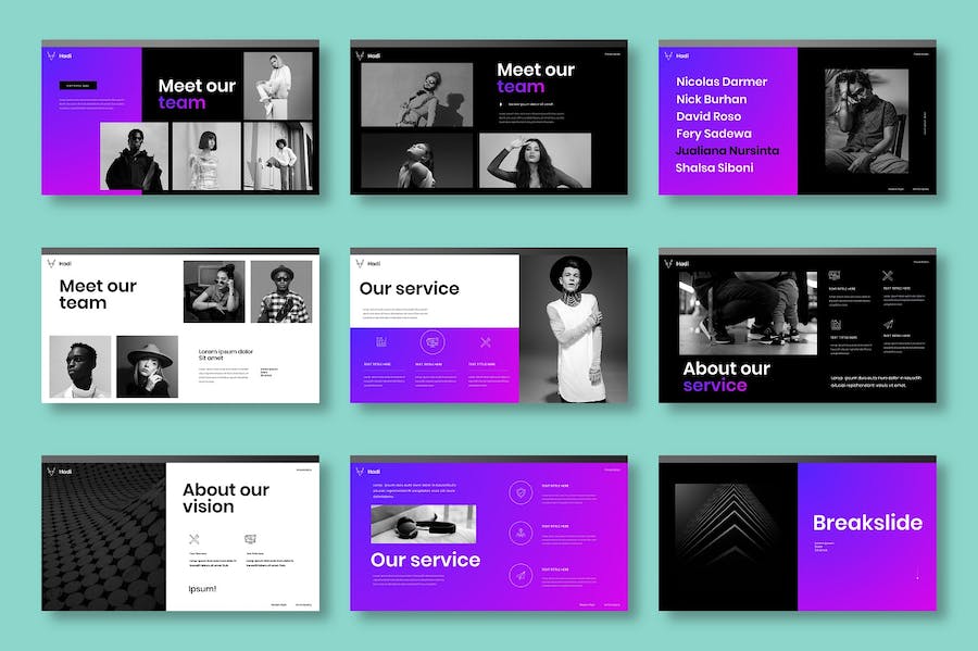 创意商务企业营销展示PPT模板 - 顶尖PPT