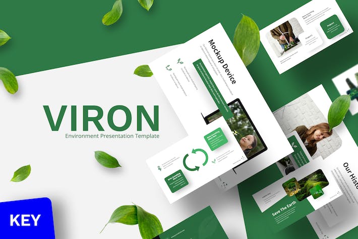 环保主题活动策划内容展示Keynote模板 - 顶尖PPT