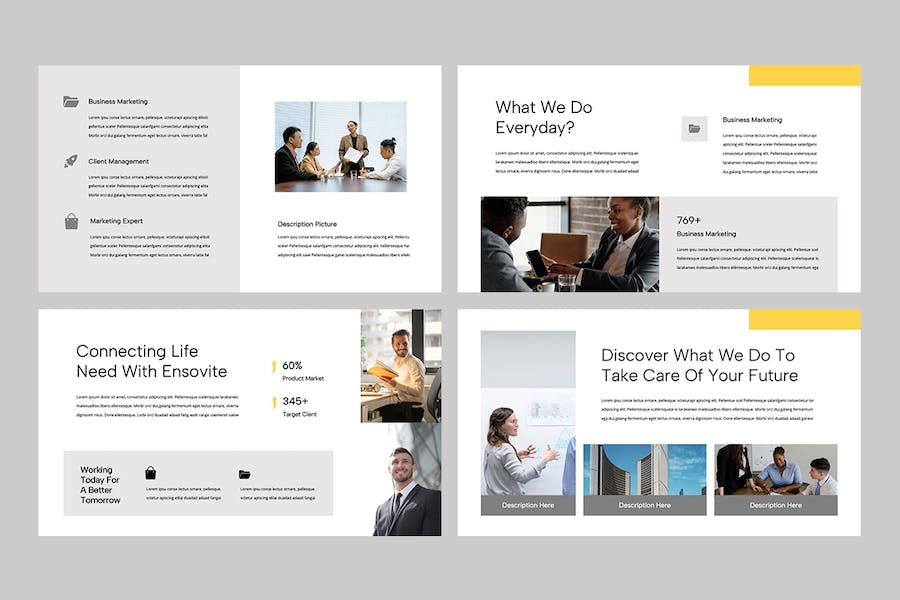 极简时尚风格keynote模板 - 顶尖PPT