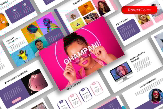 创意商业产品展示推介PPT模板 - 顶尖PPT