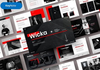 商务企业品牌营销推广Keynote模板 - 顶尖PPT