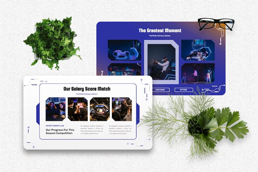 冠军玩家游戏电竞推广Keynote模板 - 顶尖PPT