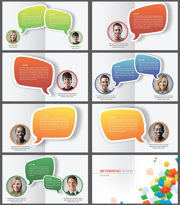 商业人物插画图形keynote模板 - 顶尖PPT