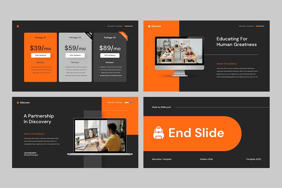 教育课程教学培训设计PPT模板 - 顶尖PPT