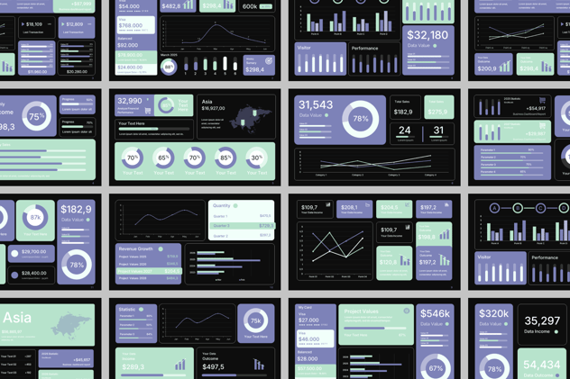 KPI业绩指标监测系统PPT模板 - 顶尖PPT
