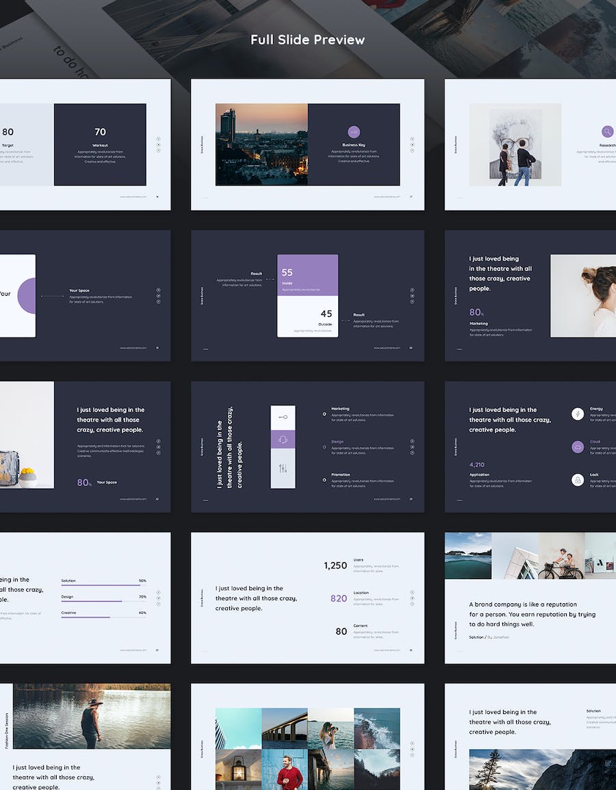 企业营销策划业务展示数据分析多用途PPT模板 - 顶尖PPT